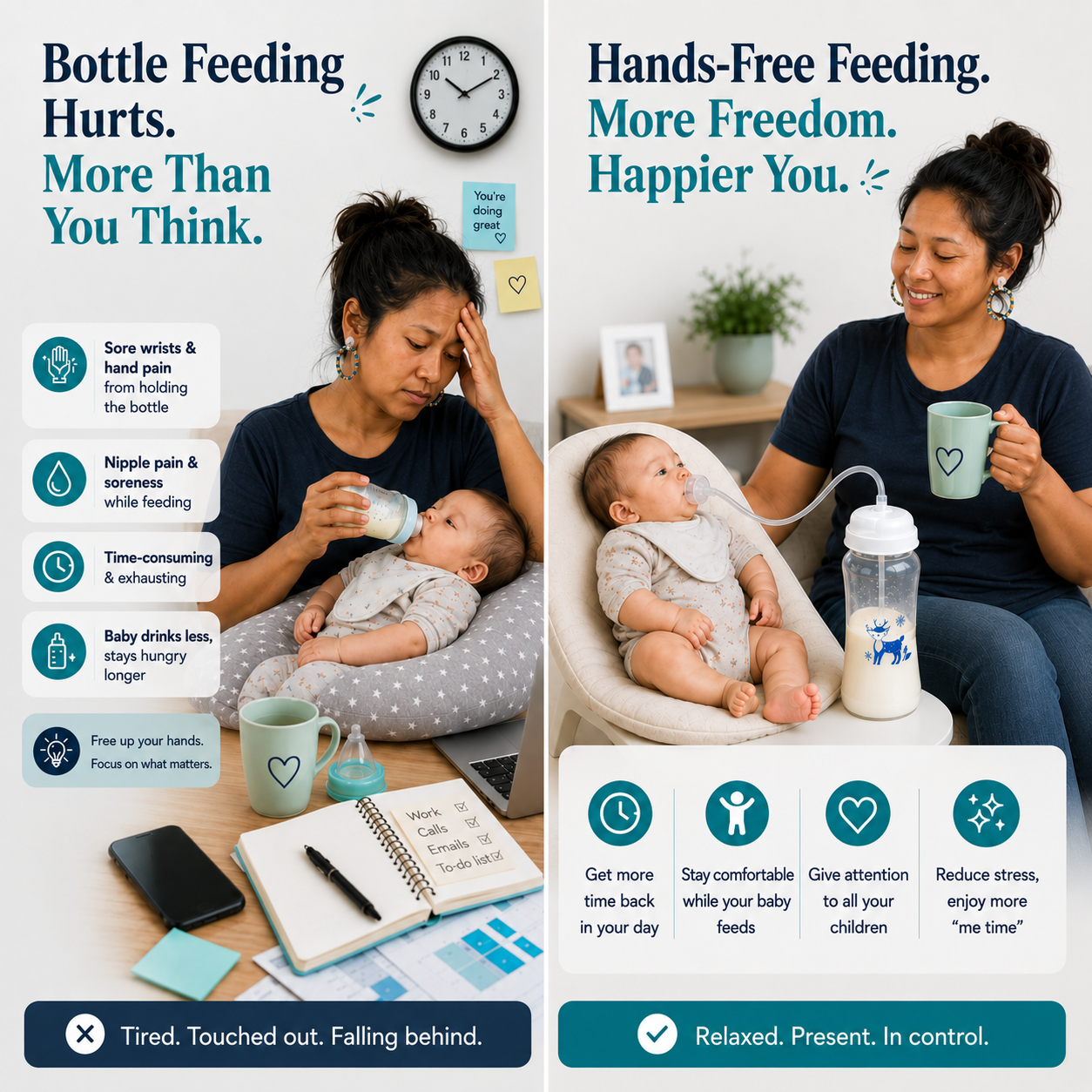 Tired of Being Stuck Holding a Bottle for Hours?