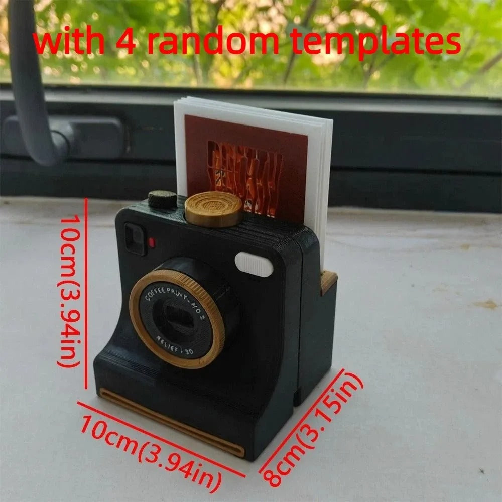 Funny 3D Printed Latte Camera
