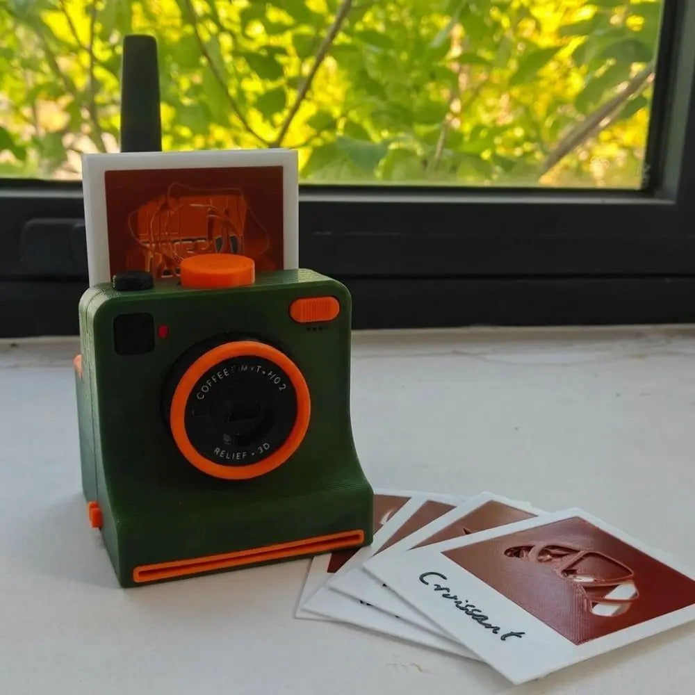 Funny 3D Printed Latte Camera