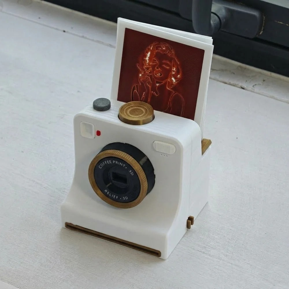 Funny 3D Printed Latte Camera