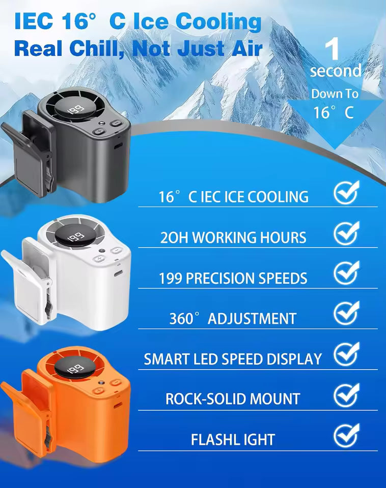 Car Clip on Air Conditioner Fan For Pets