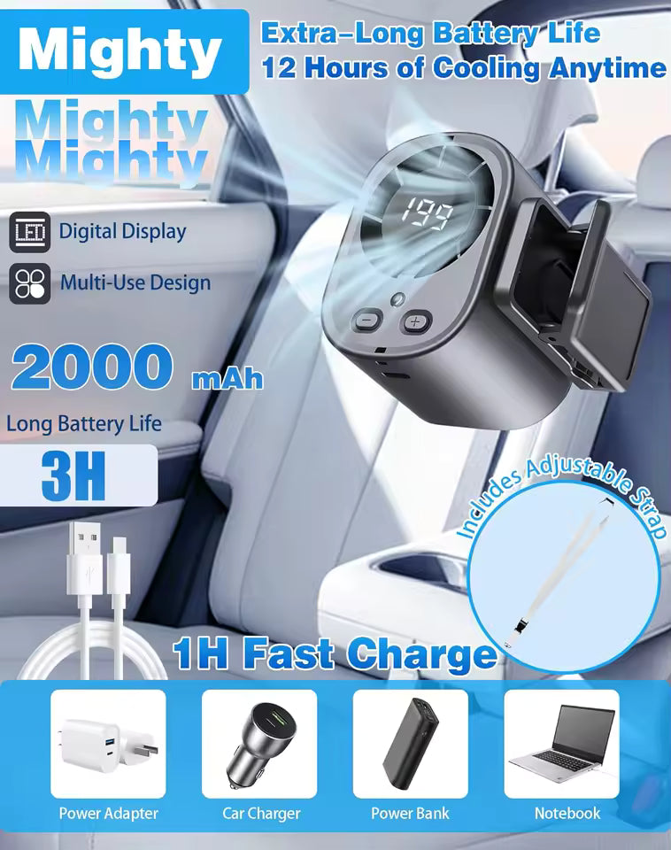 Car Clip on Air Conditioner Fan For Pets