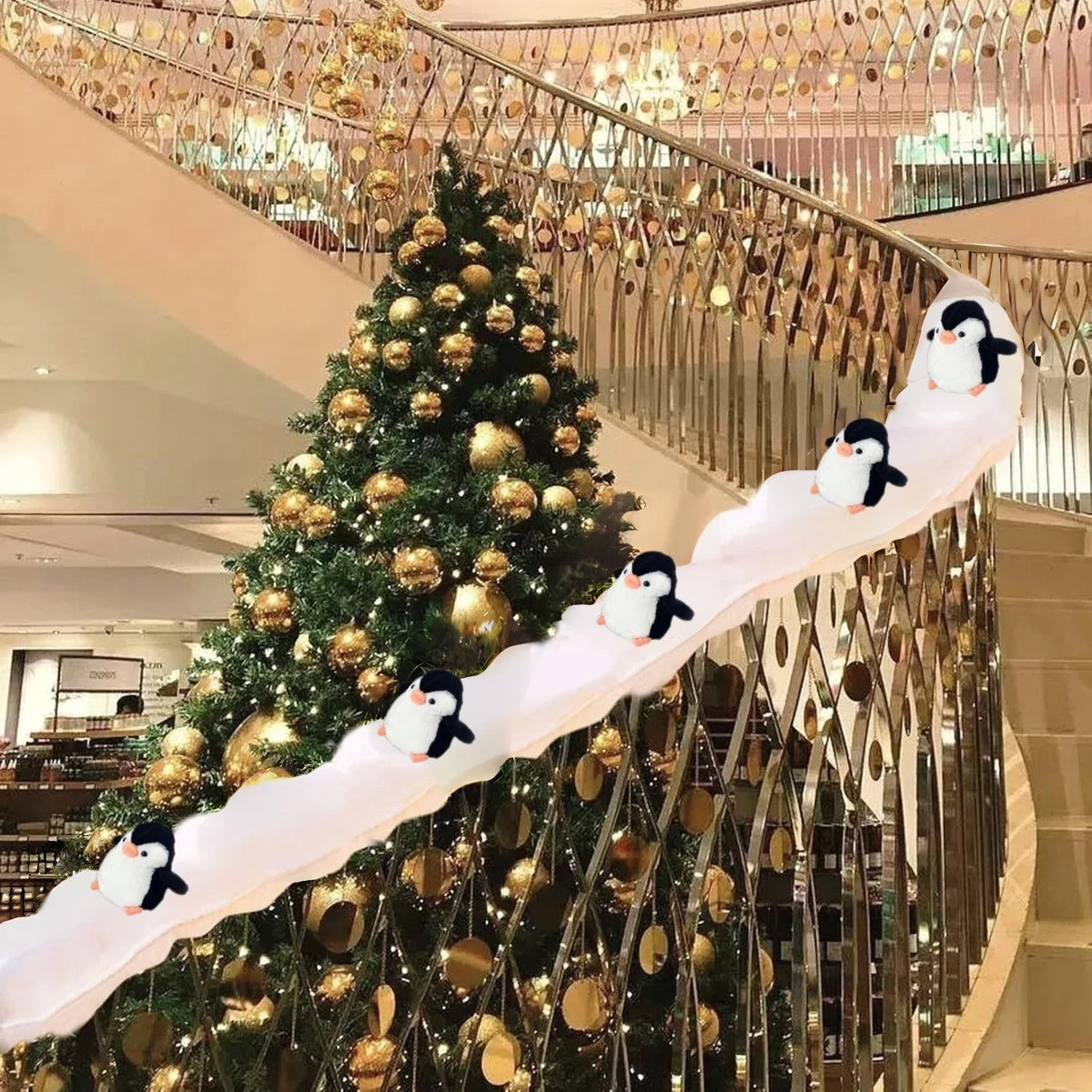 Christmas Stair Banister Decoration