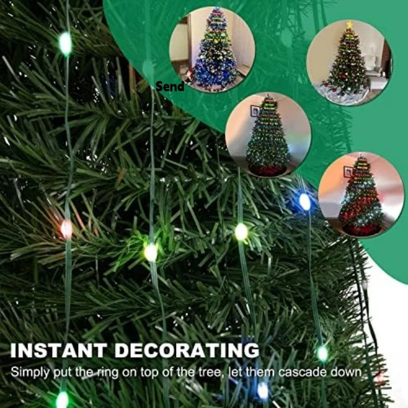 Christmass Tree Ring lights with Mobile connectivity