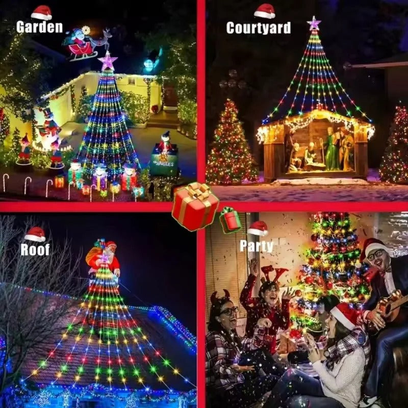 Christmass Tree Ring lights with Mobile connectivity