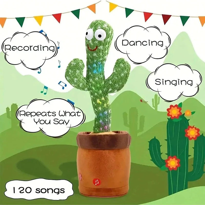 Dancing and Talking Cactus Plush Toy