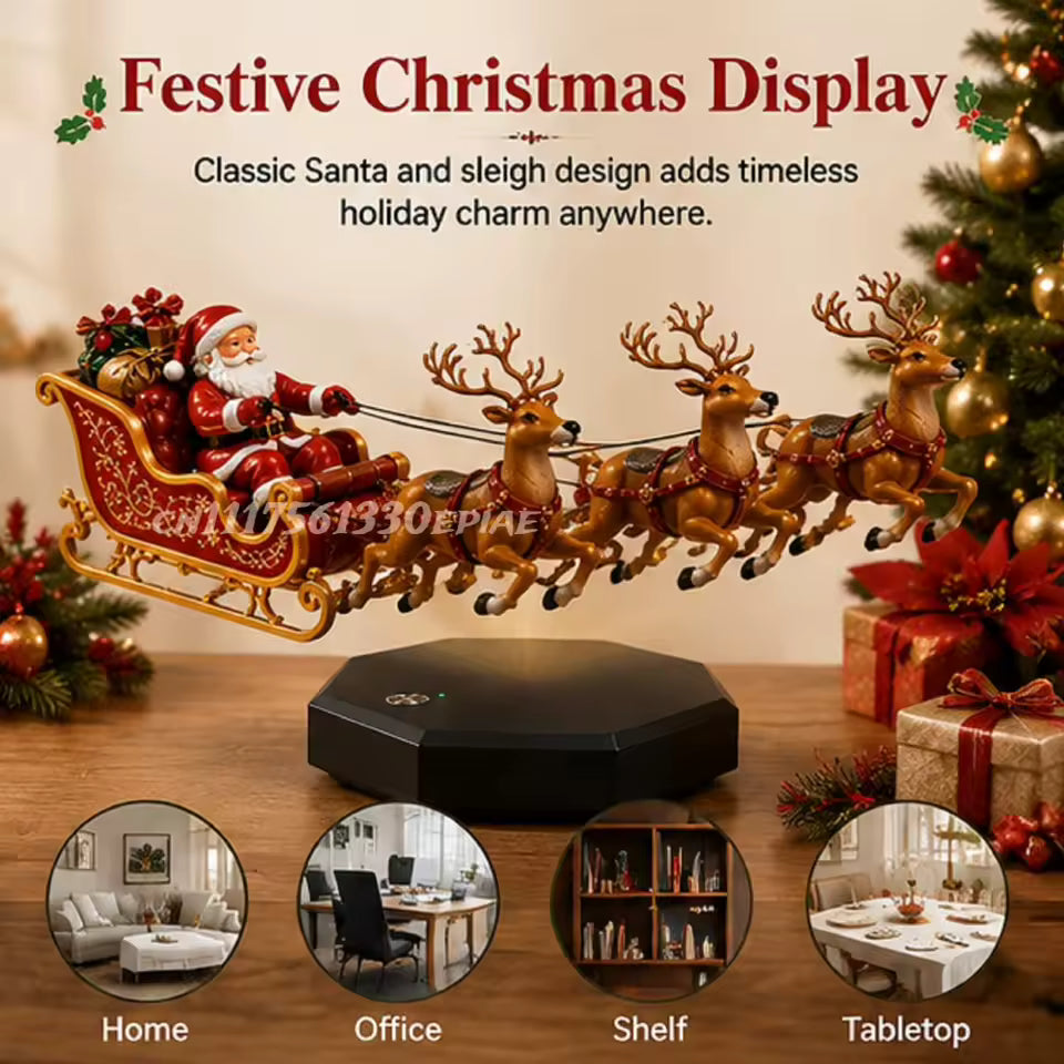 Floating Santa Claus Tabletop Decor