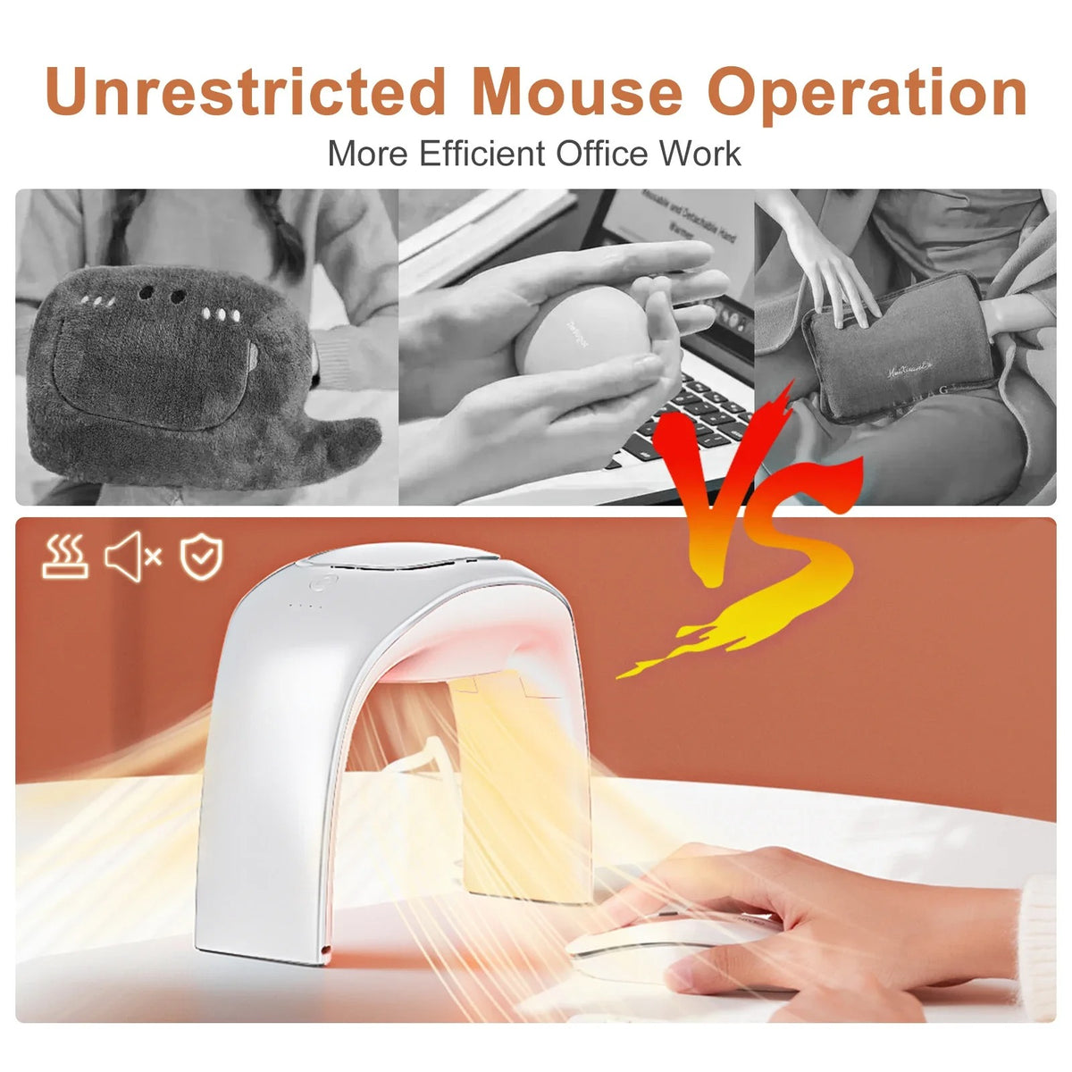 Foldable Desk Hand Warmer