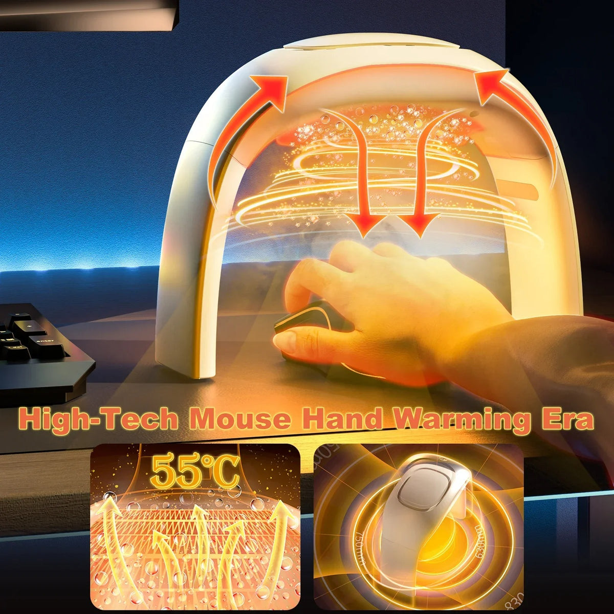Foldable Desk Hand Warmer