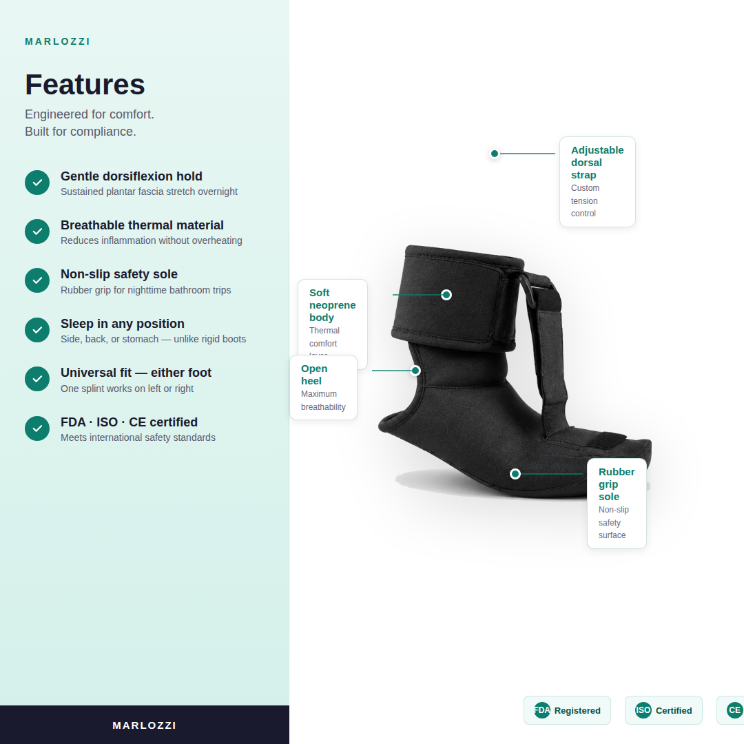 Orthomen Plantar Fasciitis Night Splint (Copy)