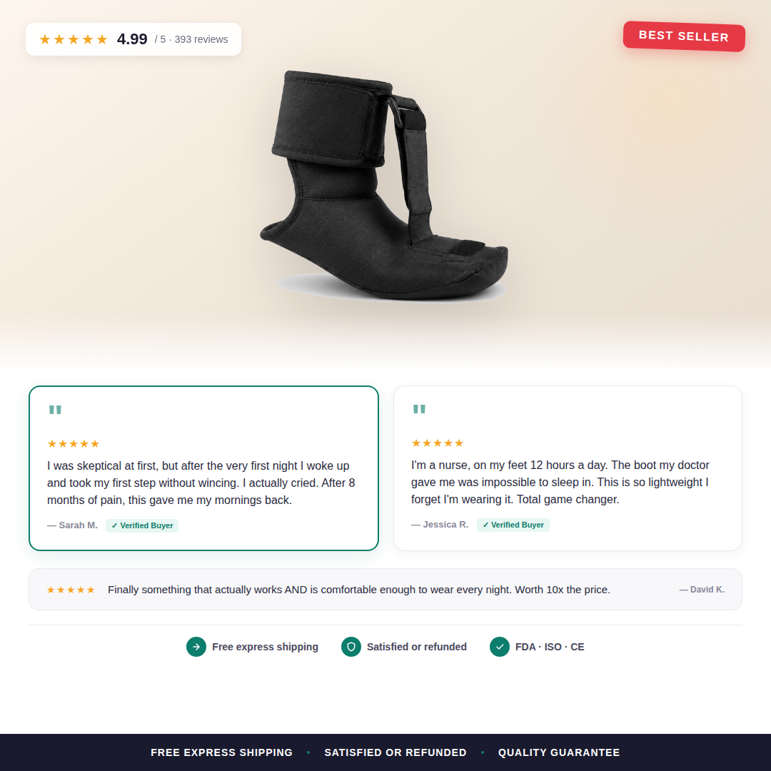 Orthomen Plantar Fasciitis Night Splint (Copy)