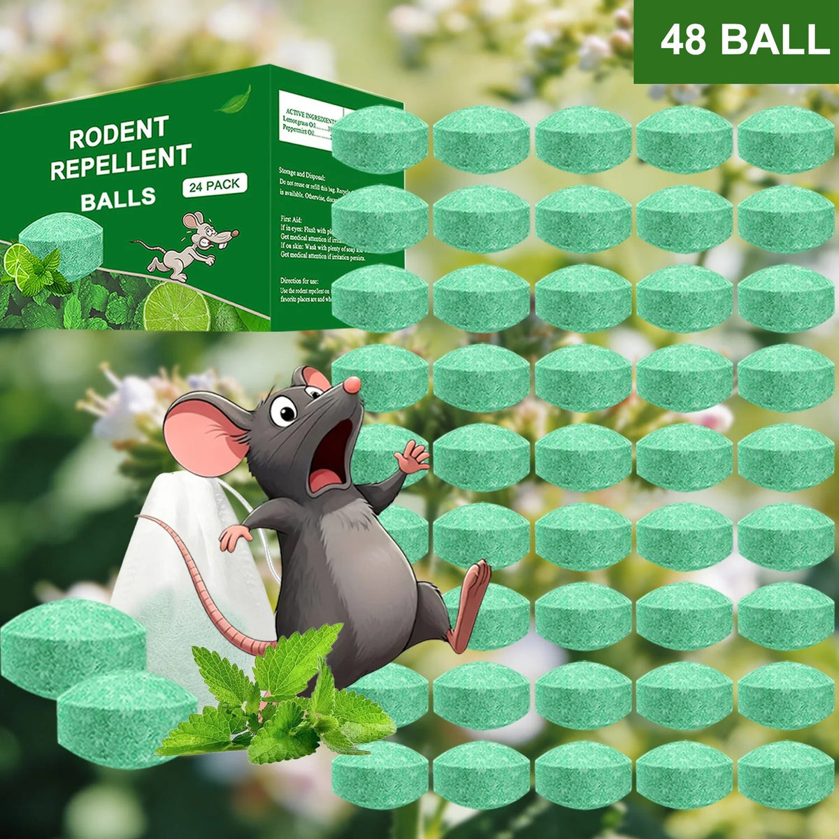 Harbal Repellent For Rat and Snakes Safe For Kids and Pets