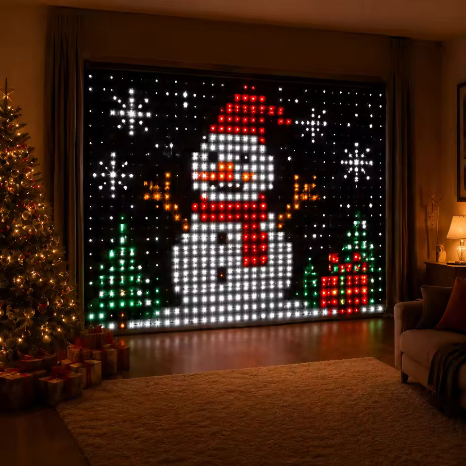 LED Pixel Curtain Lights USB Powered RGB Smart String Lights