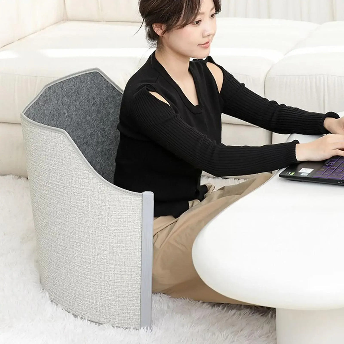 Leg Heating Cover While Working