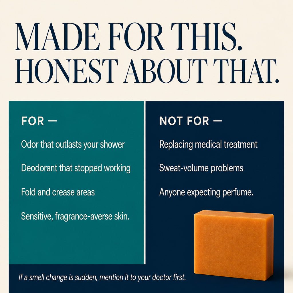 You, Again™ — Persimmon Body Bar for Hormonal & Stubborn Body Odor