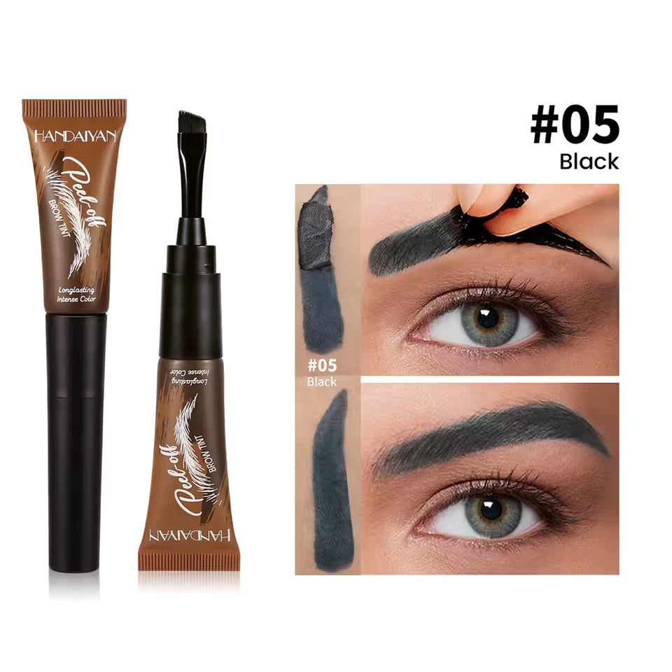 Tear-Off Eyebrow Gel And Brush