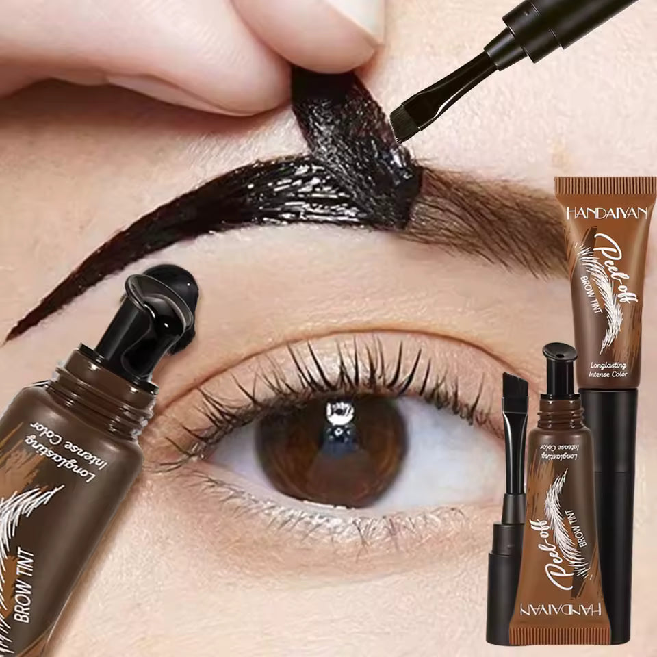 Tear-Off Eyebrow Gel And Brush