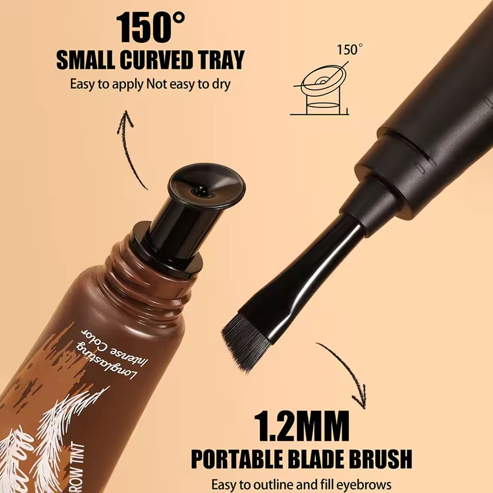 Tear-Off Eyebrow Gel And Brush