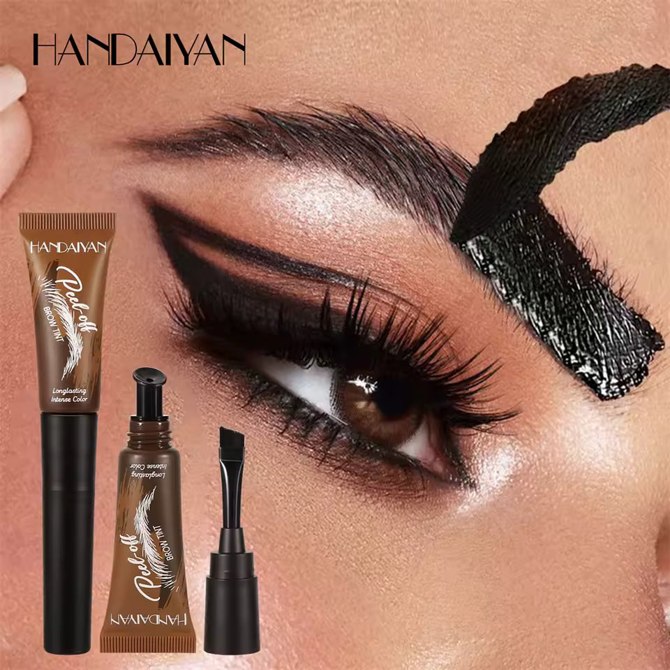 Tear-Off Eyebrow Gel And Brush
