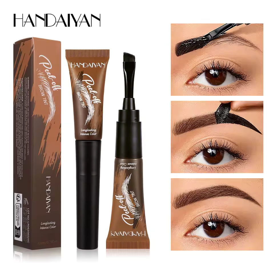 Tear-Off Eyebrow Gel And Brush