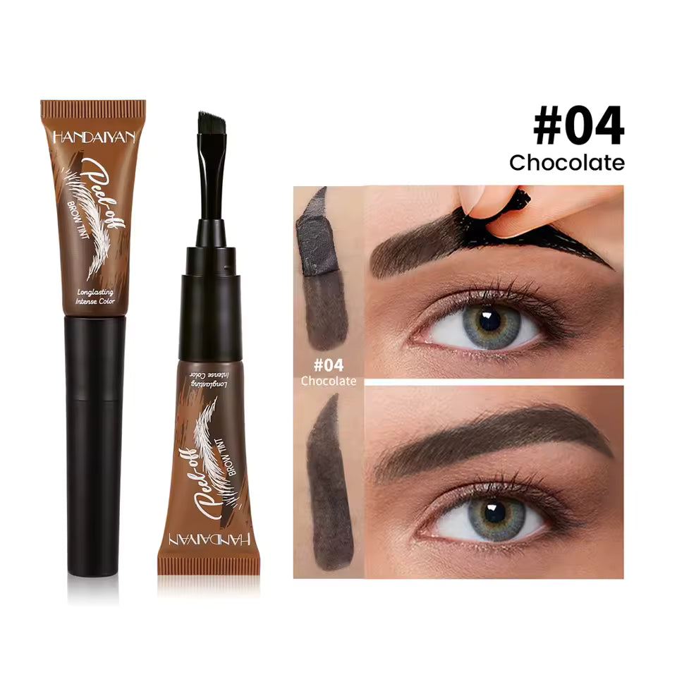 Tear-Off Eyebrow Gel And Brush