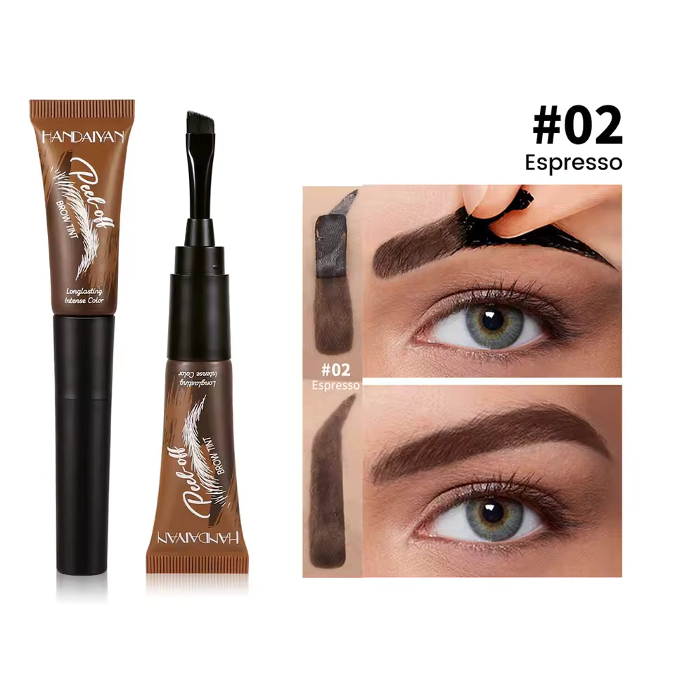 Tear-Off Eyebrow Gel And Brush