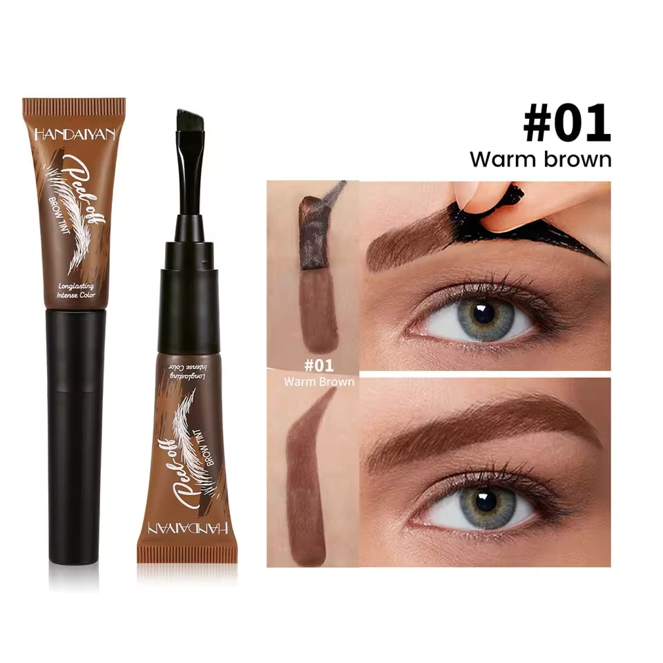 Tear-Off Eyebrow Gel And Brush