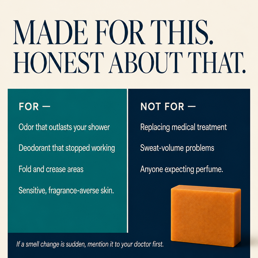 You, Again™ — Persimmon Body Bar for Hormonal & Stubborn Body Odor