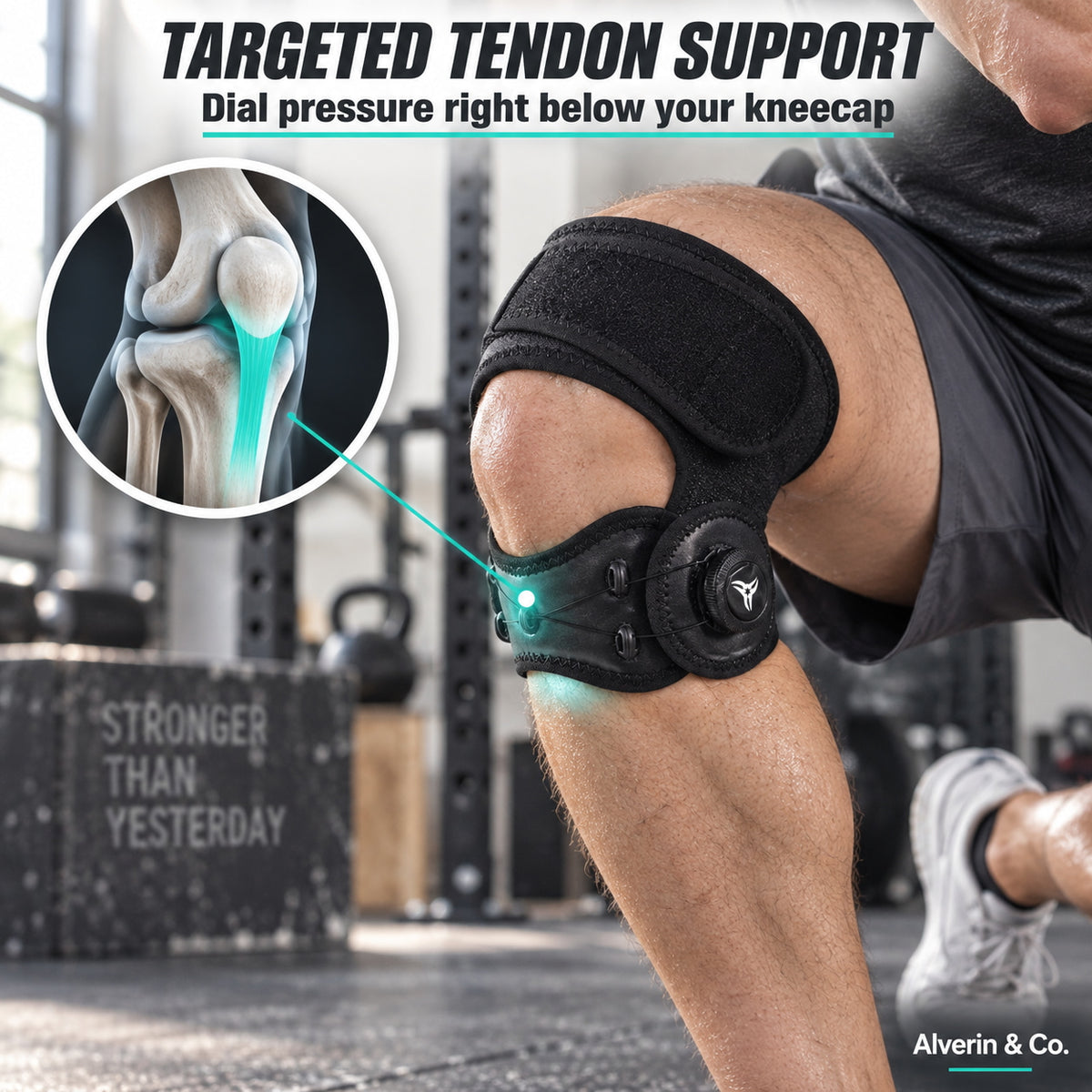 Adjustable Knob Patella Knee Brace